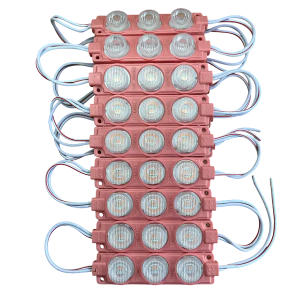 Módulos Led 7020/3030 3w Rosado 12v. Pack X20 Unidades