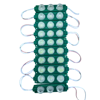 Módulo Led 7020-3030 3w Aguamarina 24v. Pack X20 Unidades