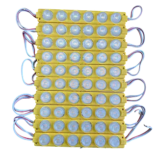 Módulo Led Con Lupa, 6w Y 24v Color Amarillo. Paquete 20 Uni