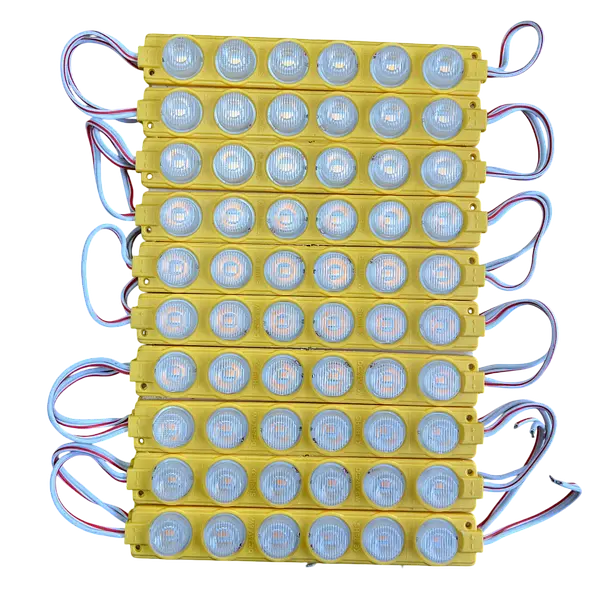 Módulo Led Con Lupa, 6w Y 24v Color Amarillo. Paquete 20 Uni