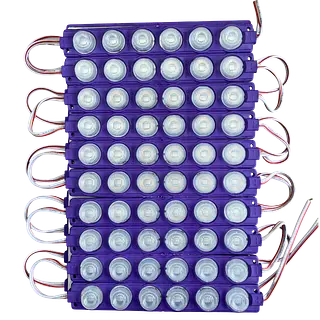 Módulos Led 3030 Morado 6w 24v Con Lupa / Pack 20 Unidades