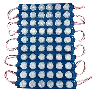 Módulo Led 24v Azul 13620-3030 Con Lupa 6w. Packx20 Unidades