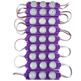 Módulos Led 7020-3030 3w Púrpura 12v (20 Unidades)