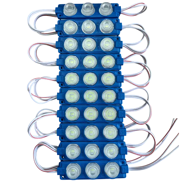 Módulos Led 7020-3030 3w Aguamarina 12v (Pack X20)