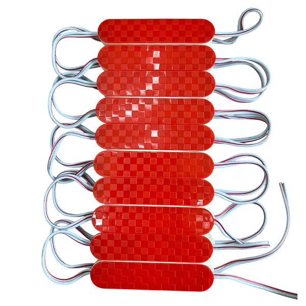 Módulo Led 7216-Cob Rojo 2.4w Plano Pack X20 Unidades