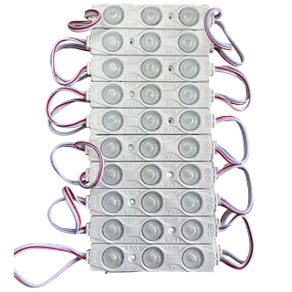 Módulos 3 Led 1.5w Con Lupa Paquete X20 Unidades
