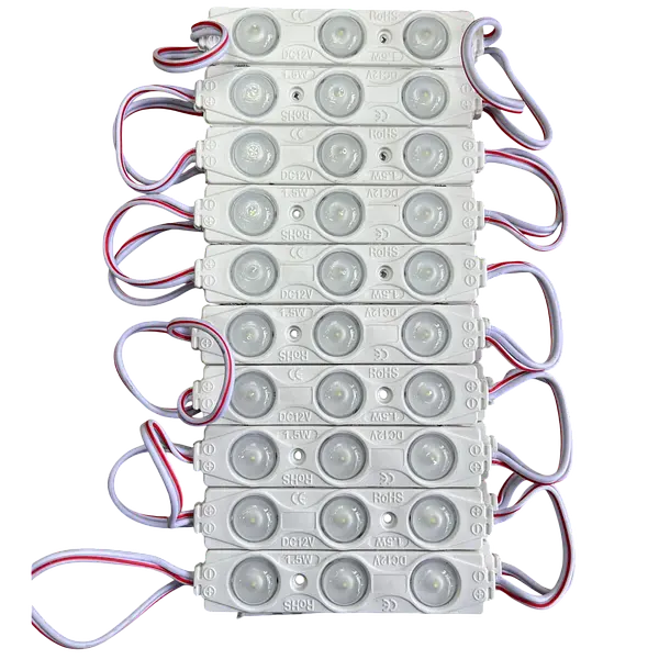 Módulos 3 Led 1.5w Con Lupa Paquete X20 Unidades