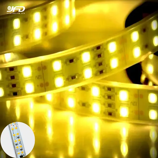 Cinta Doble Carril 110v 240led 3500k 10m