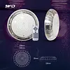 Bala De Piscina Sobre Poner Borde Plateado Rgb 12v Ac 18w