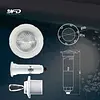 Bala Led Piscina Incrustar 3w 12v Ip68 Color 6500k