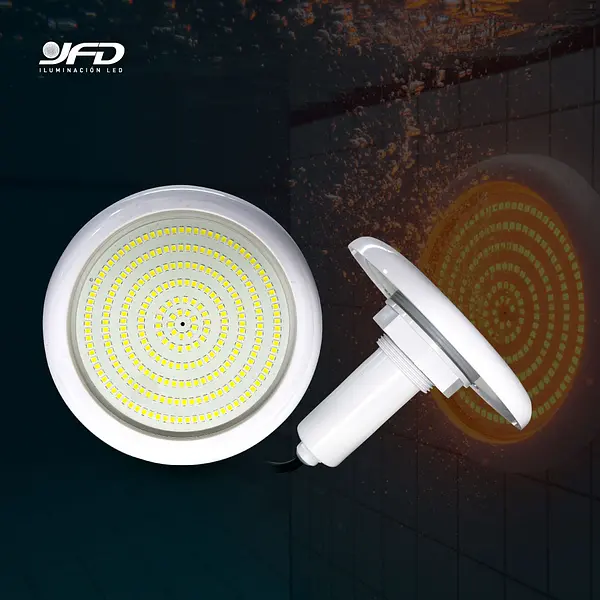 Bala De Piscina De Incrustar 12v Ac 18w Rgb+Ww