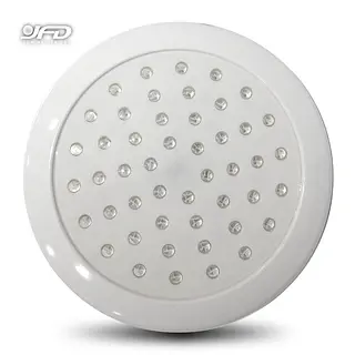 Bala De Piscina Sobreponer Ultra Plana 20,5cm 18w Rgb