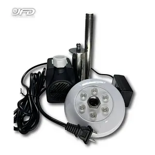 Fuente De Agua Portátil 6w Con Luz Rgb Y Tensión 12v