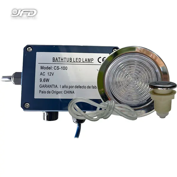Set Jacuzzi Boton Y Control 2,5 " 3w