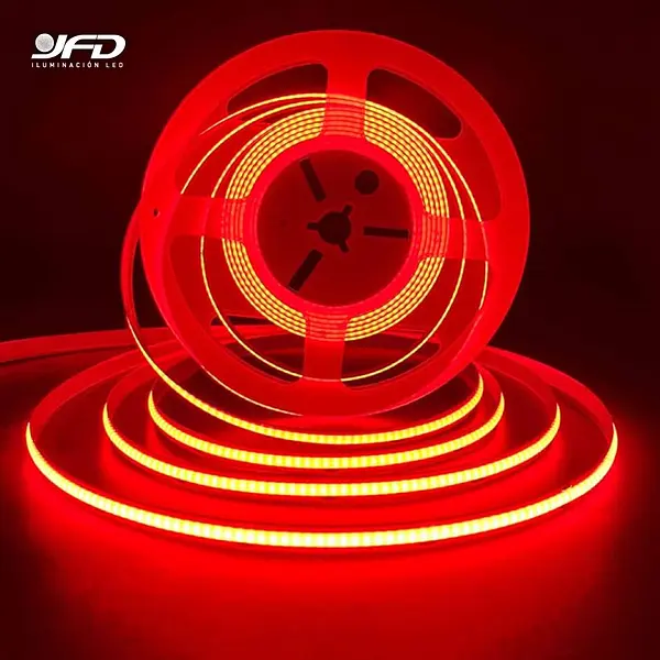 Cinta Led Cob 12v Rojo