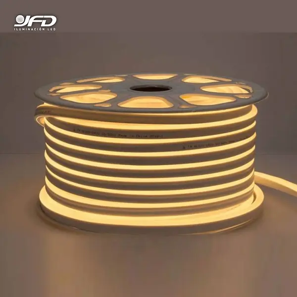 Cinta Led Neon Flex 110v 6mm 3000k X 100m