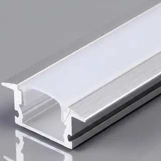 Perfileria Opalizada De 3mt Color Blanco Con Plug Y Buckle