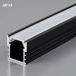 Perfil Doble Fondo Sobreponer Palizada 3m Negro