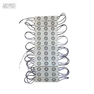 Modulo Led Pequeño 3led 3pcs Con Lupa 2w Calido 110v